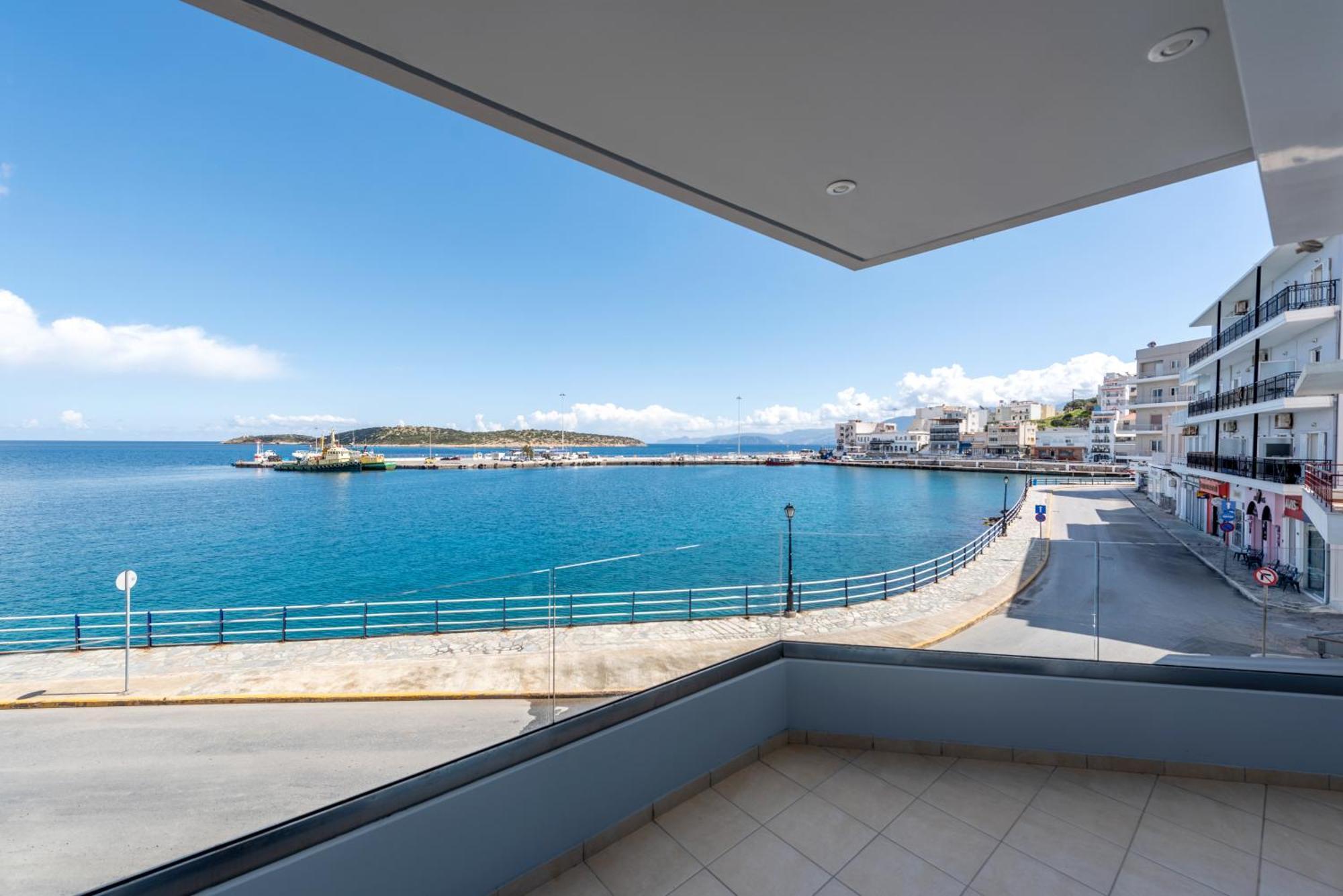 圣尼古拉奥斯Sea View Bliss 2Br Agios Getaway公寓 外观 照片