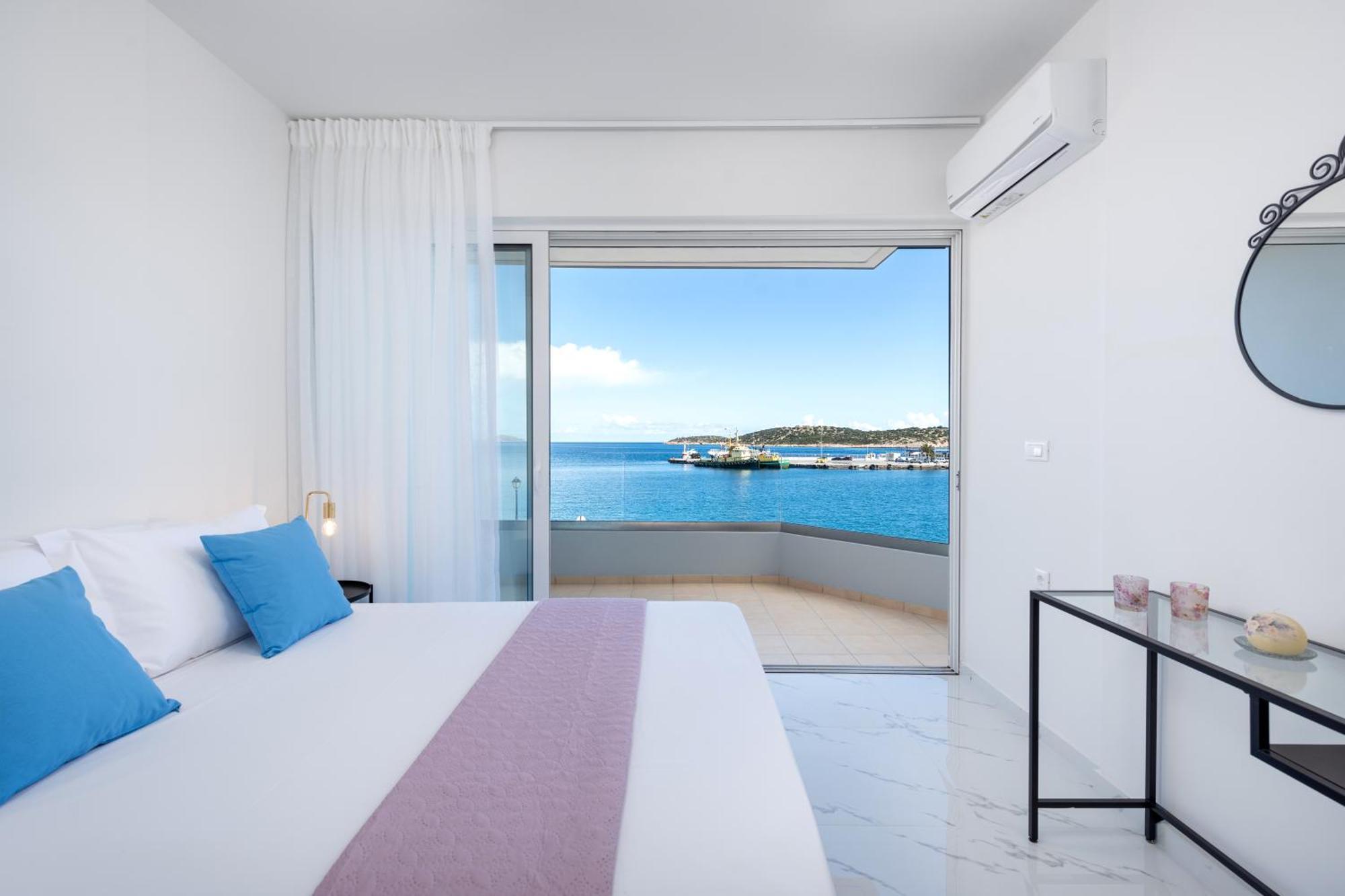 圣尼古拉奥斯Sea View Bliss 2Br Agios Getaway公寓 外观 照片