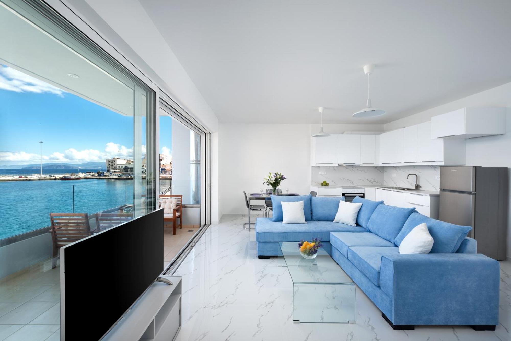 圣尼古拉奥斯Sea View Bliss 2Br Agios Getaway公寓 外观 照片