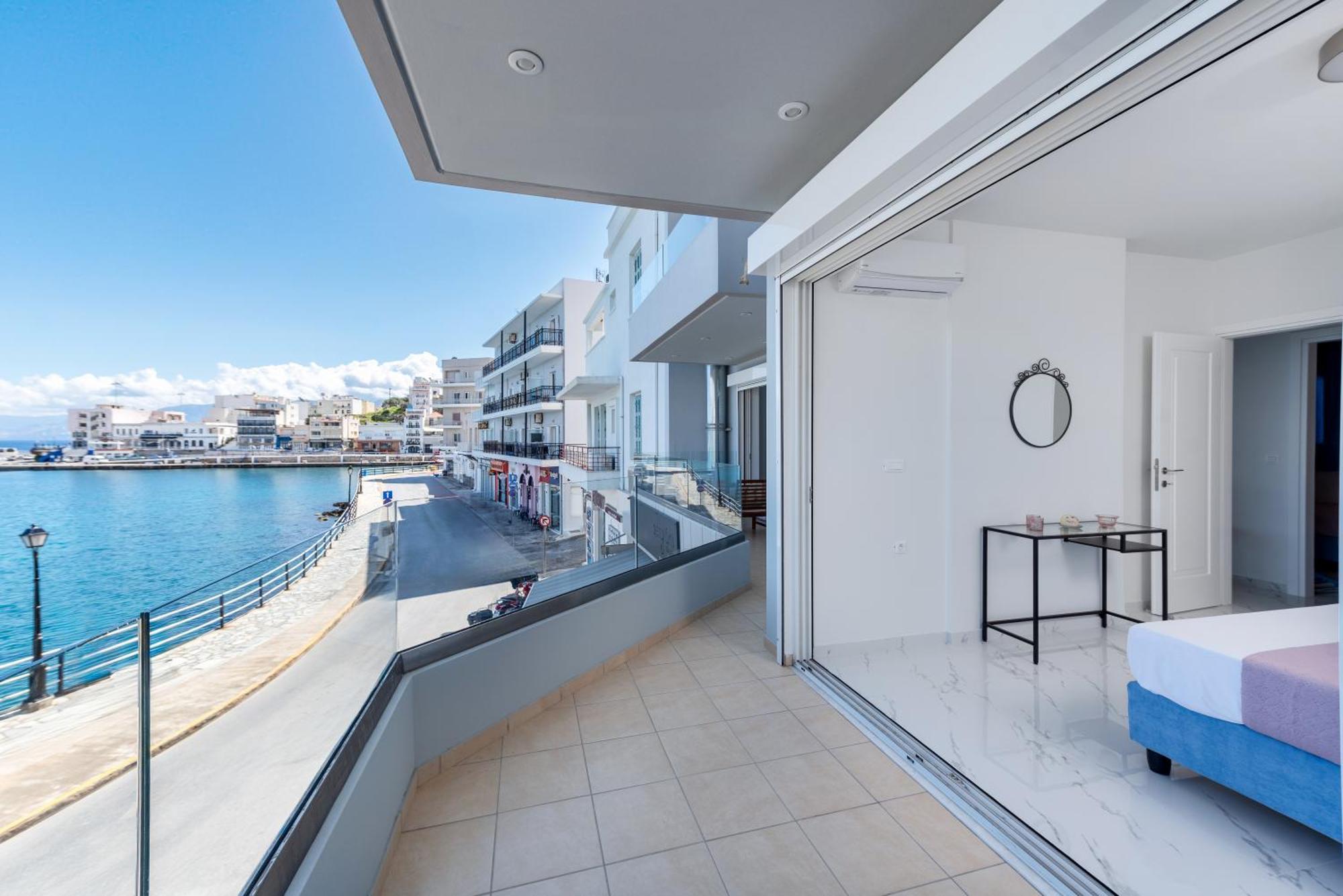 圣尼古拉奥斯Sea View Bliss 2Br Agios Getaway公寓 外观 照片
